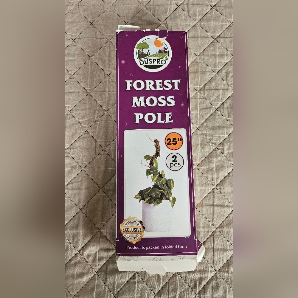 New Bendable Moss Pole for Plants,  indoor plants, each pole is 25 inches long,